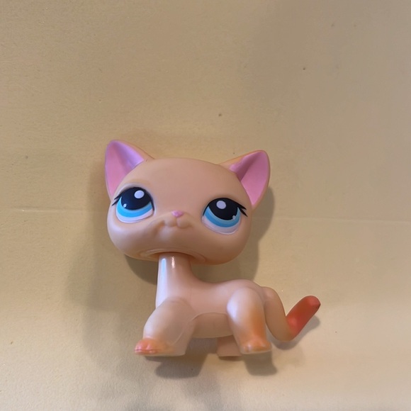 LPS #339 authentic, yellow shorthair cat, great condition - Picture 2 of 6
